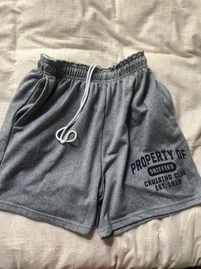 Sniffies Men's Gray Drawstring Athletic Shorts